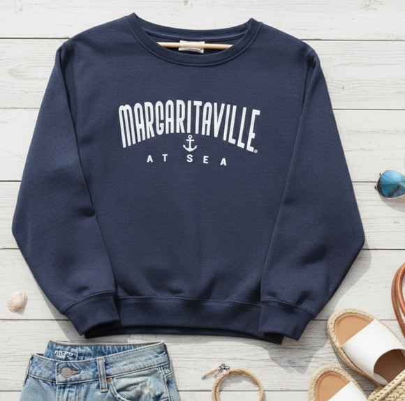 Margaritaville Tops - Margaritaville at Sea Graphic Sweatshirt - Large